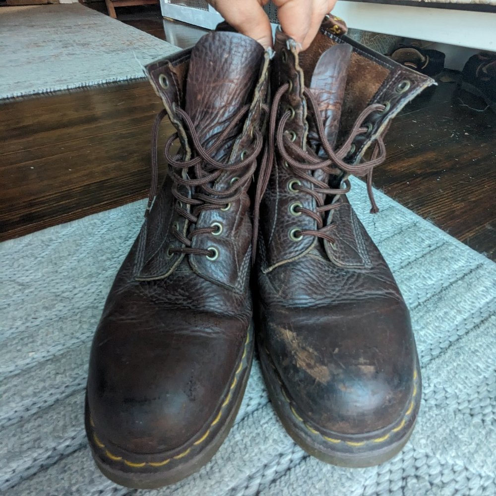 Preloved Brown Doc Martens